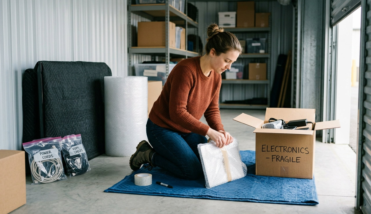 How to Pack and Store Electronics in a Storage Unit (Canada Guide)