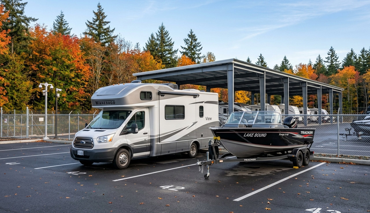 RV and Boat Storage Guide: Options, Sizing, Costs, and Winter Prep