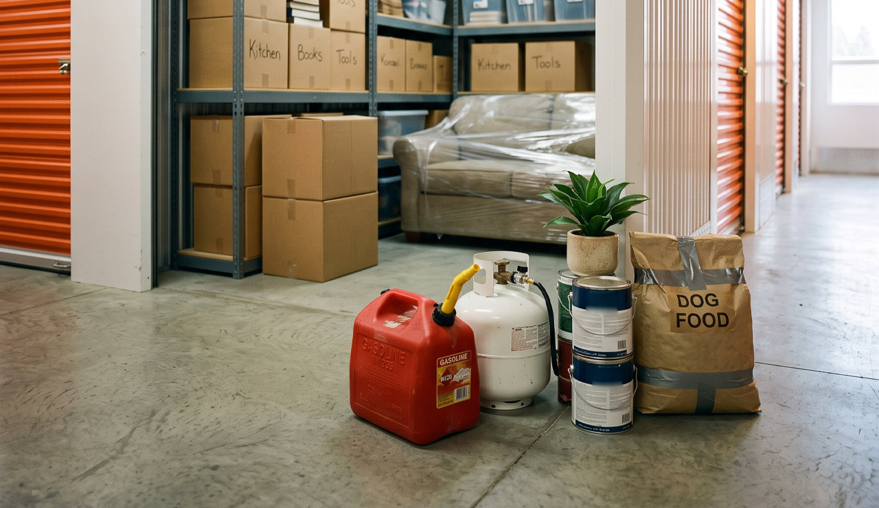 What You Can't Store in a Storage Unit in Canada: The Complete List